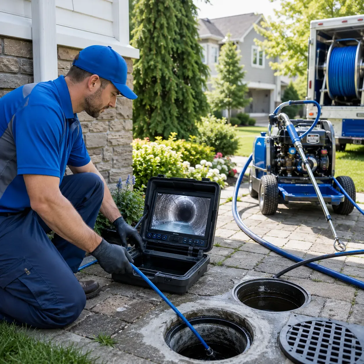 Outdoor drain cleaning professionals serving Park Hall, MD