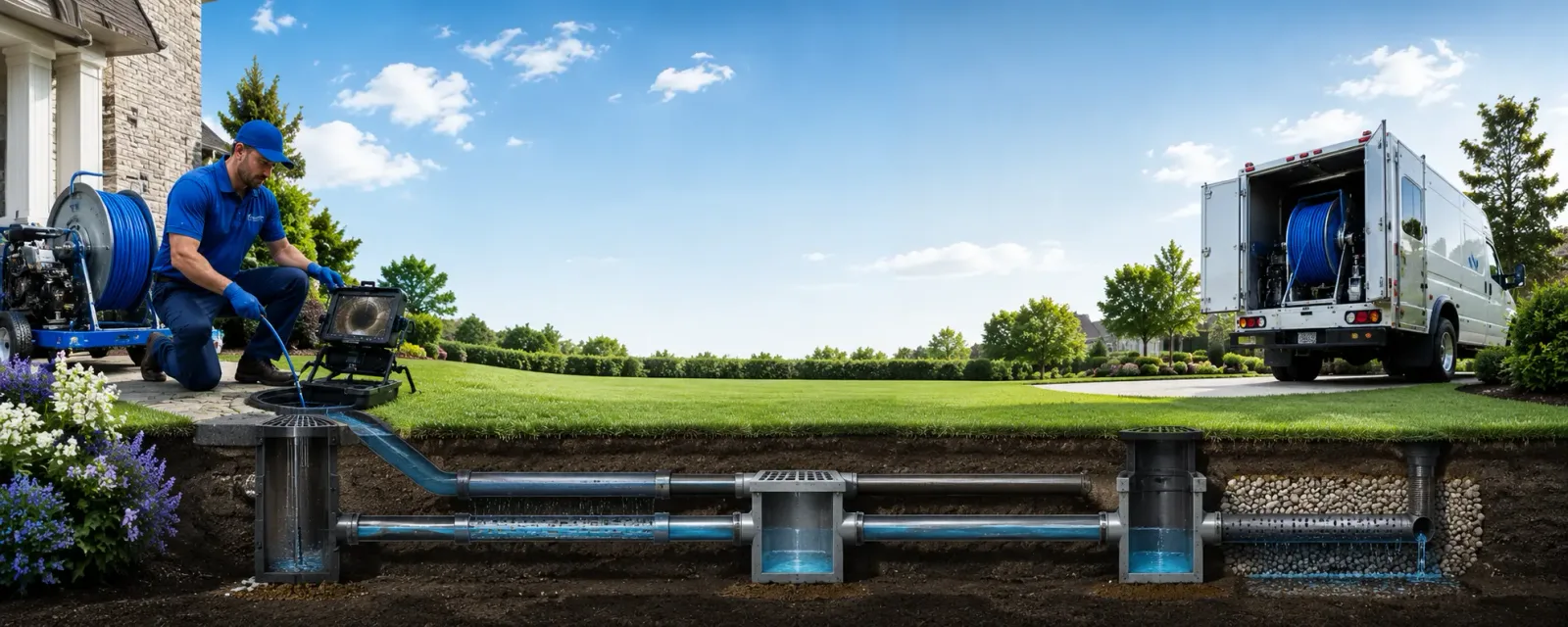 Outdoor drain cleaning information for Park Hall, MD